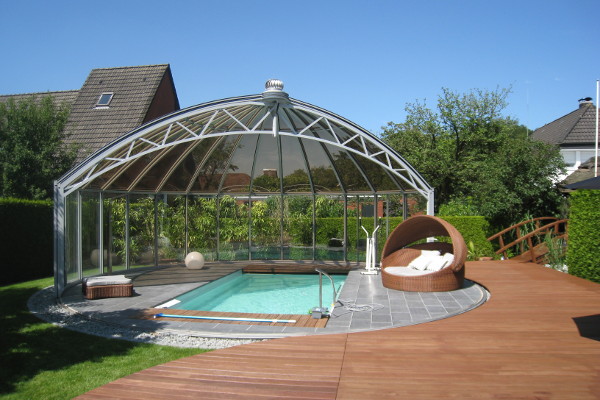 glass gazebos elite 8.53 domed roof 1