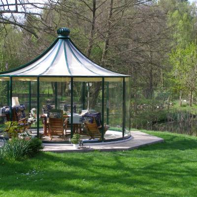 Glass Gazebos Elite 4.62 Pagoda Roof 4
